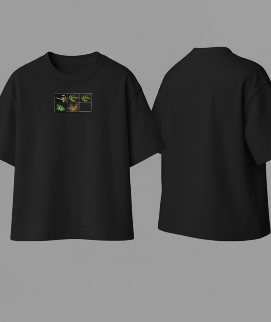 Polo Oversize Dota 2 – Los 6 Slots del Minuto 0 | Bordado Premium Gamer 👕