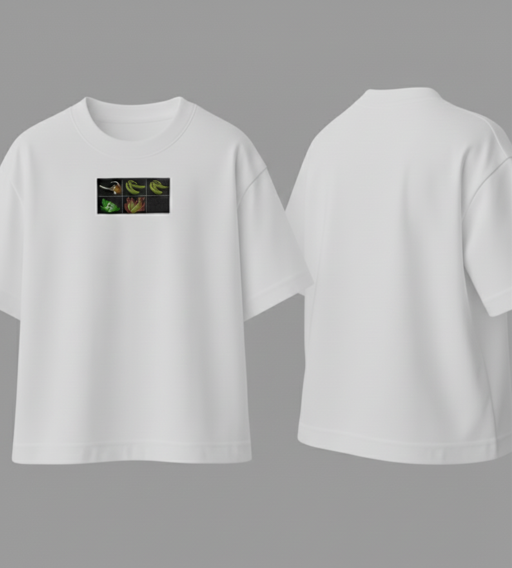 Polo Oversize Dota 2 – Los 6 Slots del Minuto 0 | Bordado Premium Gamer 👕